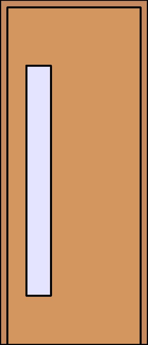 Single Shutter Door with peep revit family free download