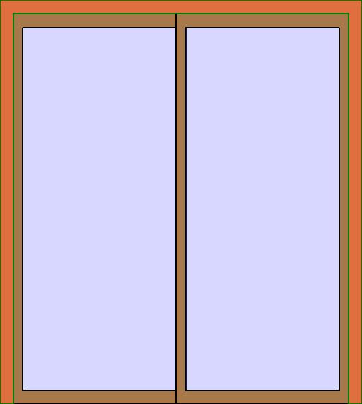 Sliding 2 Panel Door revit family free download