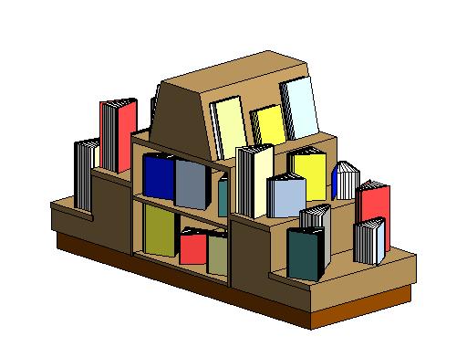 Book Display revit family free download