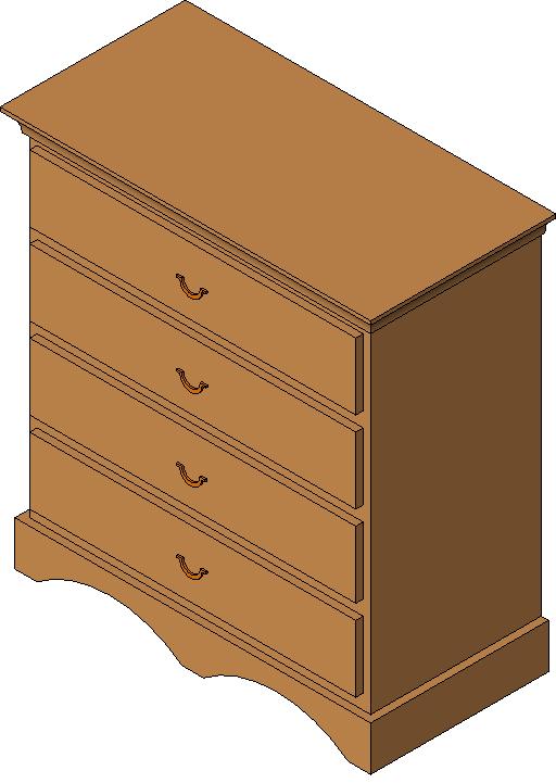 Dresser Detailed revit family free download