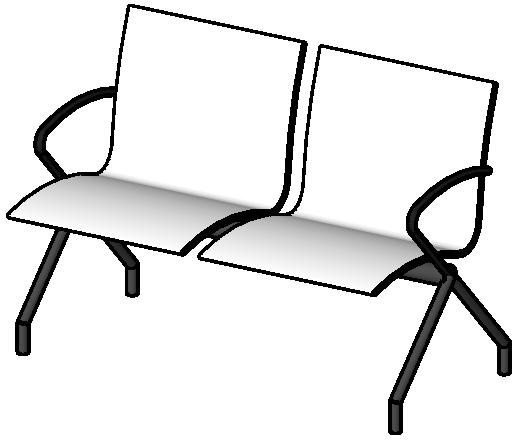 Waiting Room Seat revit family free download