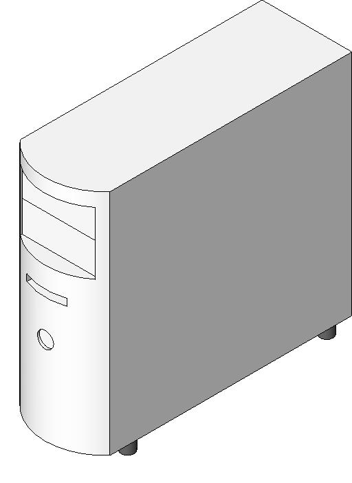 CPU Tower revit family free download