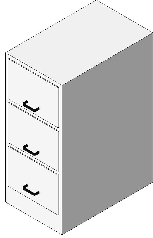 Filing Cabinet 2 revit family free download