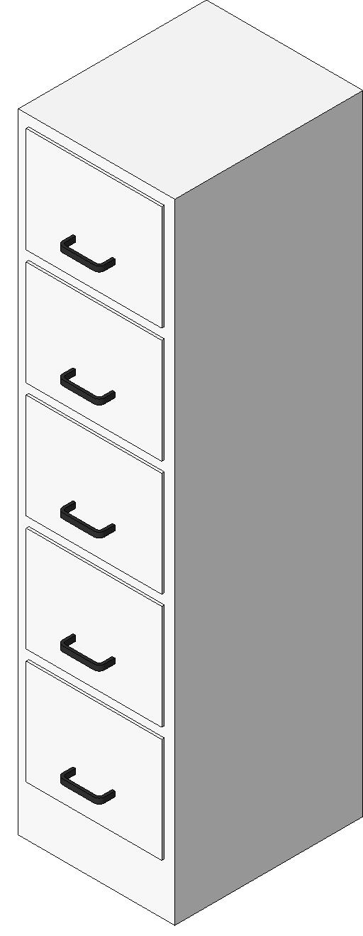 Filing Cabinet 4 revit family free download