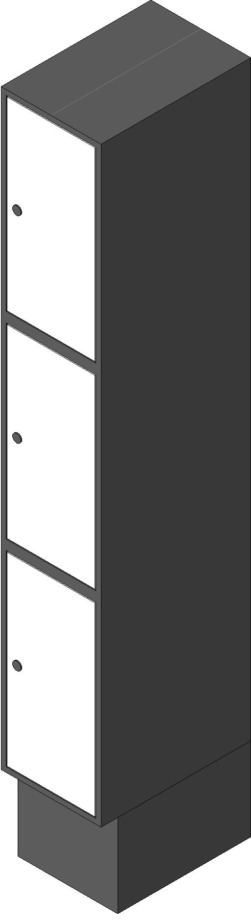 Lockers x 3 revit family free download