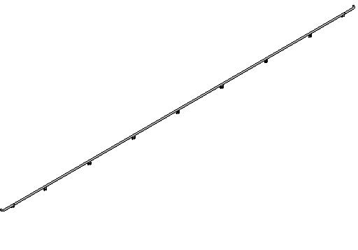 Handrail Pipe Wall Ramp revit family free download