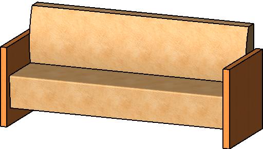 M Sofa revit family free download