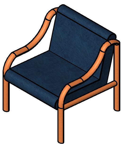 Single Seater Sofa 1 revit family free download