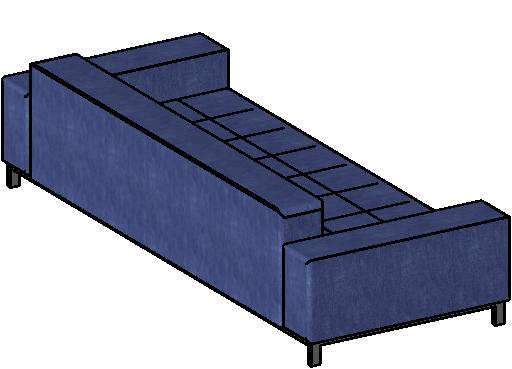 Sofa 3 Seat revit family free download