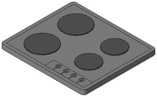 Electric Hob revit family free download