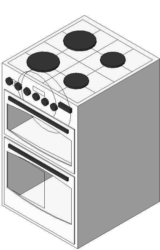 Gas Cooker revit family free download
