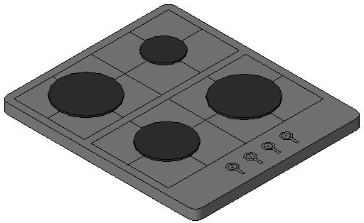 Gas Hob revit family free download