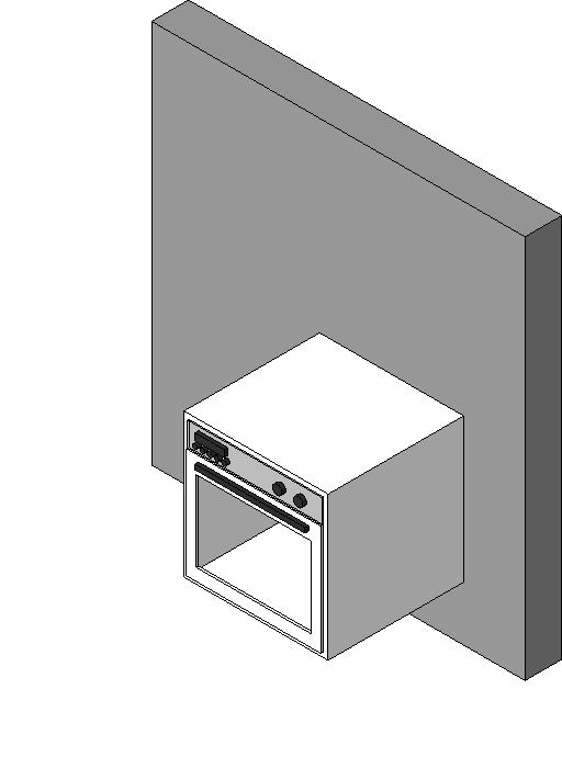 Oven Under Counter Wall Based revit family free download