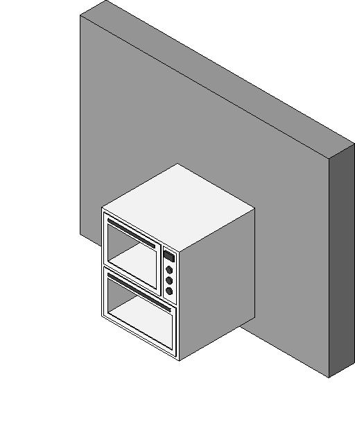 Oven Under Counter Wall Based 2 revit family free download