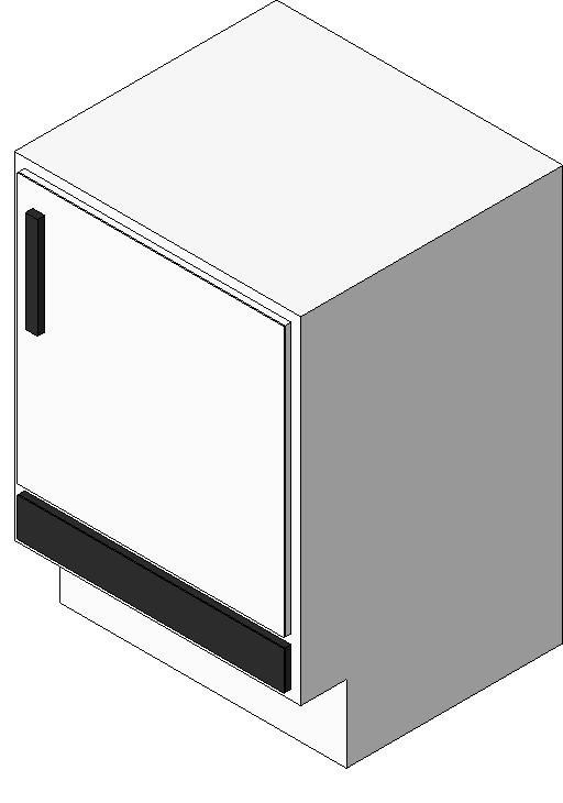 Refrigerator Under Counter revit family free download