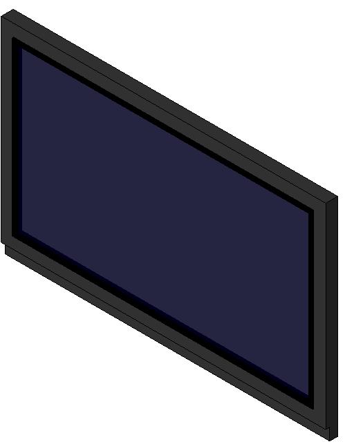 Television Plasma revit family free download