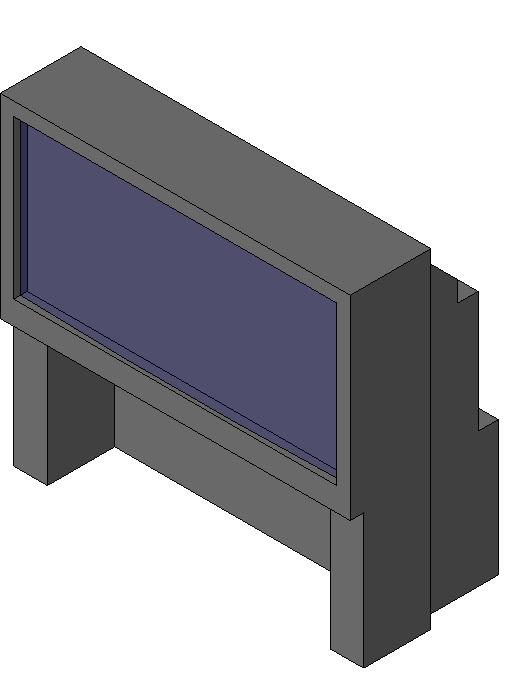 Television Projection revit family free download