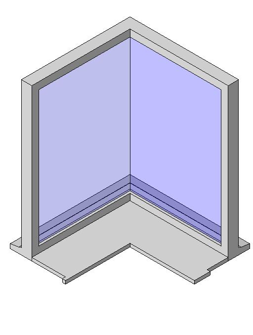 Corner Window revit family free download