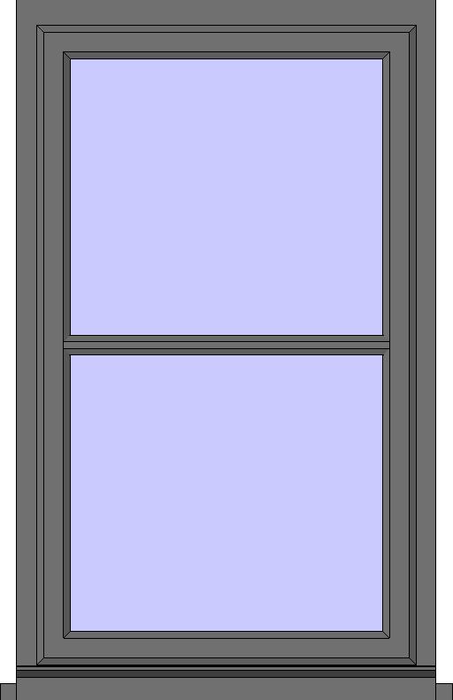 Horz Bar Sgl Window revit family free download