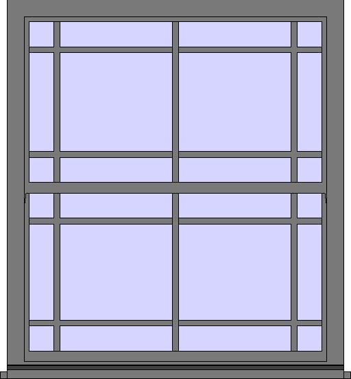 Sash Window 1 revit family free download