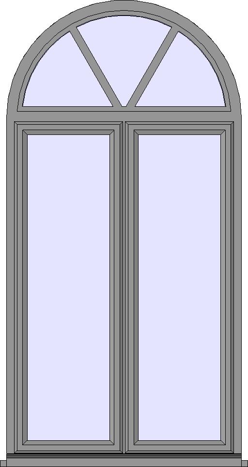 Window Arched 2 revit family free download