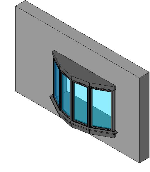 Window Bay Casement revit family free download