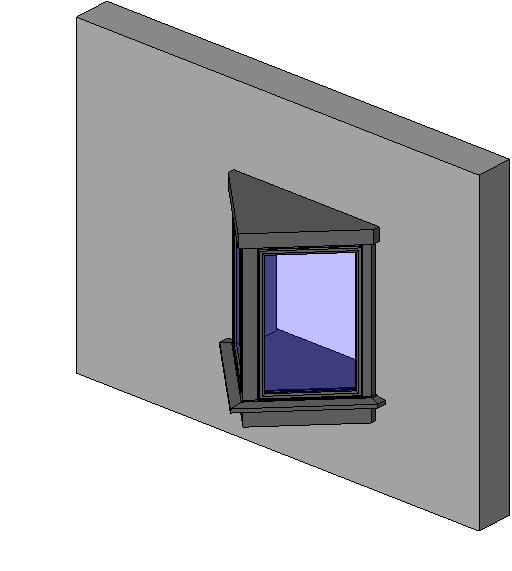 Window Bay Triangular revit family free download