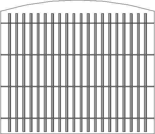 Window Grill Arched revit family free download