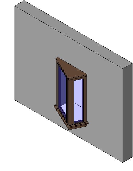 Window Oriel revit family free download