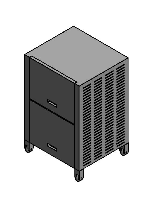 Cabinet Liquid Cooling Healthcare Equipment revit family free download