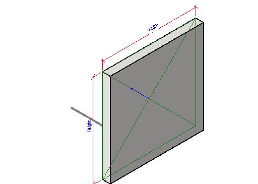 Duct Endcap Rectangular TME revit family free download