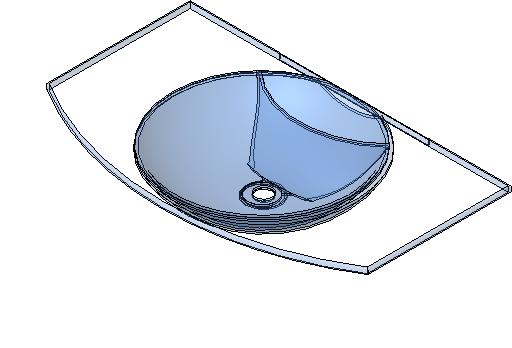 Sink Bathroom 5 revit family free download