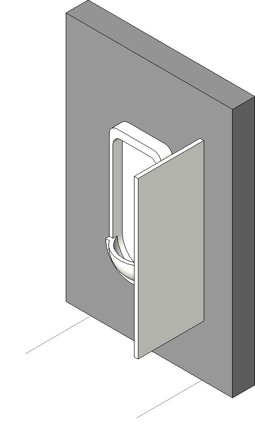 Urinal w Screen revit family free download