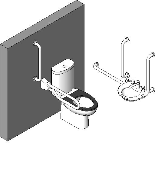 WC Disabled revit family free download