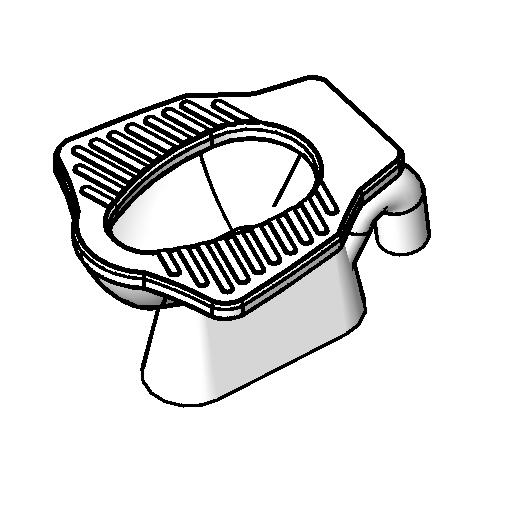 WC Floor Mounted revit family free download