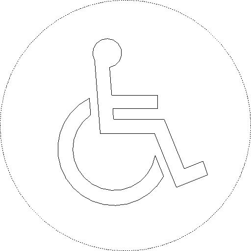 Wheel Chair Circle revit family free download