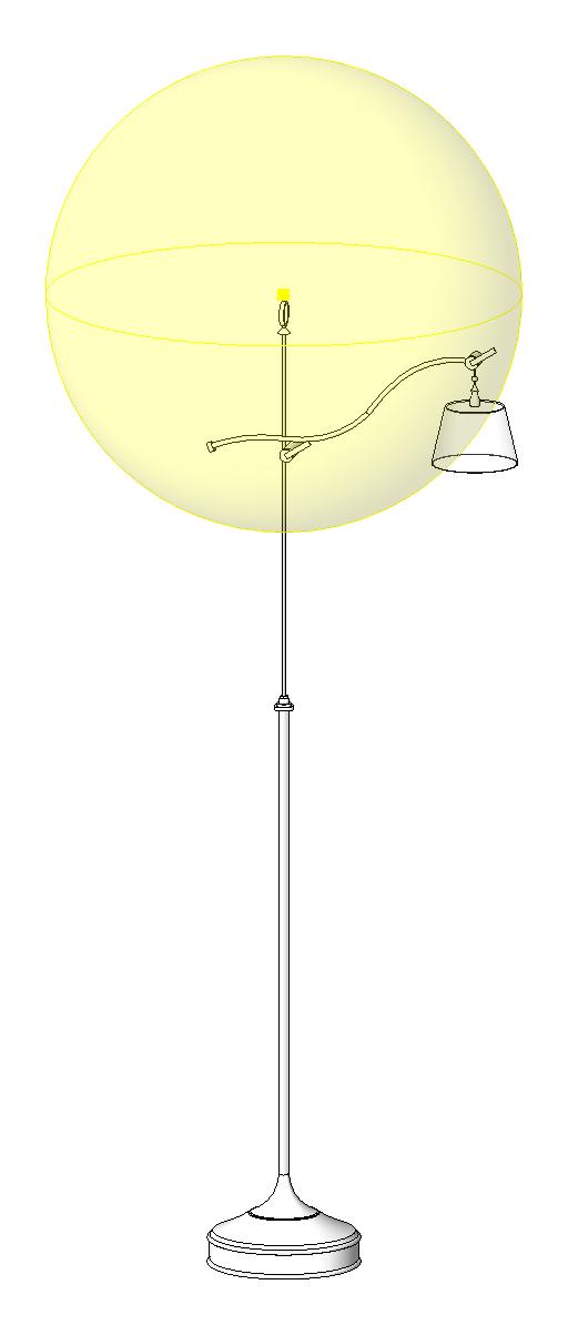 Lamp Floor 4 revit family free download