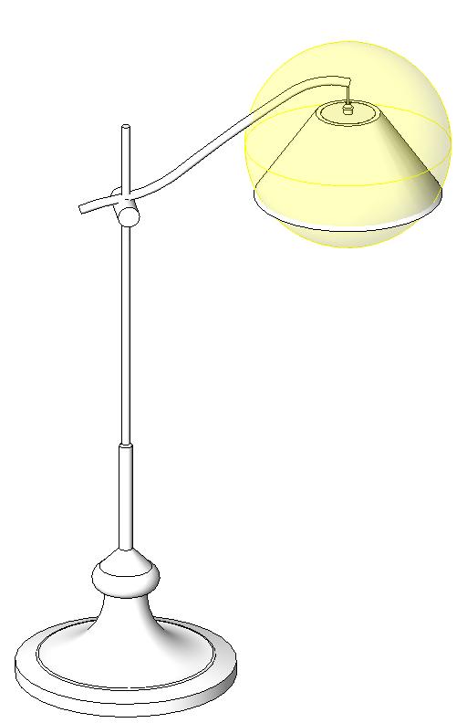 Lamp Floor KeyTop revit family free download