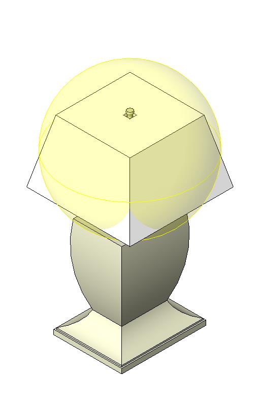 Lamp Table 6 revit family free download