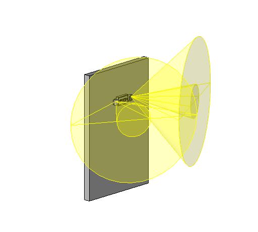 Light Wall Mounted Emergency revit family free download