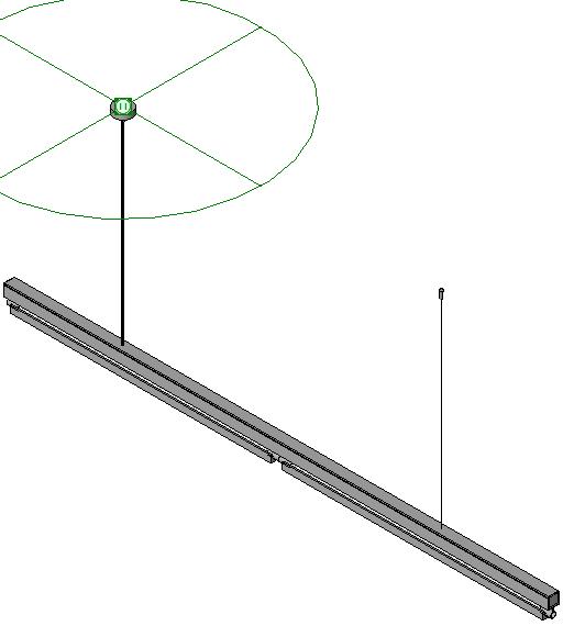 Lighting Pendant Rail Mount Delray Lighting Trim 20 Continuous Run revit family free download
