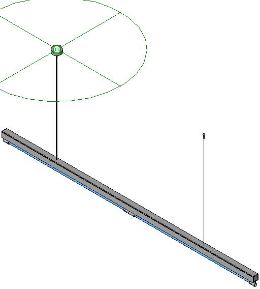 Lighting Pendant Rail Mount Delray Lighting Trim 22 Continuous Run revit family free download