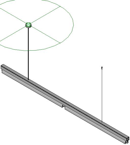 Lighting Pendant Rail Mount Delray Lighting Trim 40 ST7 96 Continuous Run revit family free download