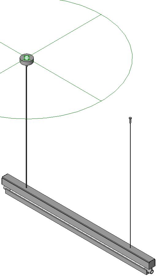 Lighting Pendant Rail Mount Delray Lighting Trim Continuous Run revit family free download
