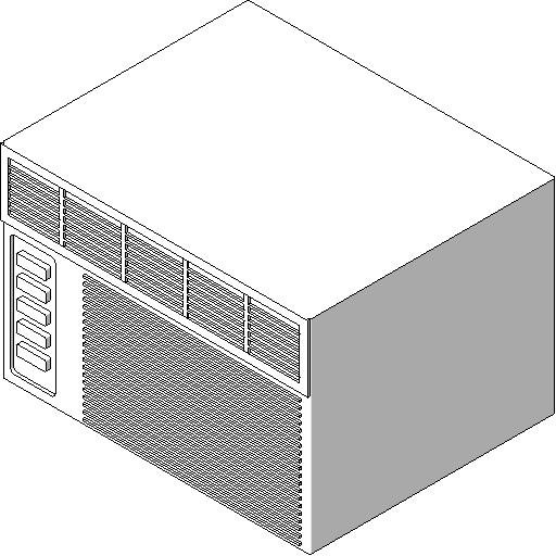 AC WindowUnit revit family free download