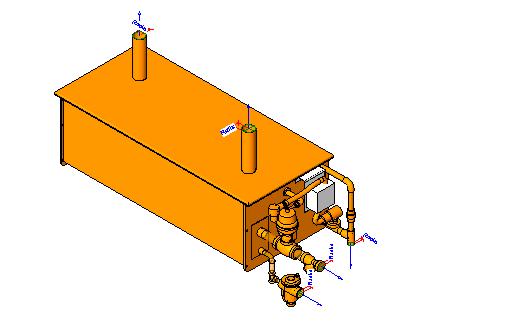 Air Humidifier Dual 2IN Steam Vent ACV 04 Control revit family free download
