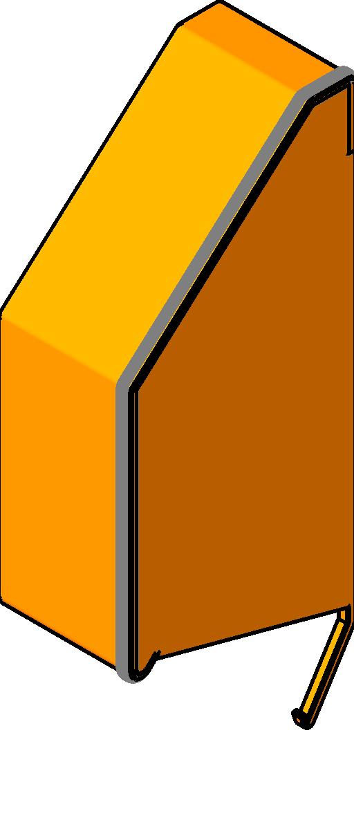 Baseboard End Cap 2 revit family free download