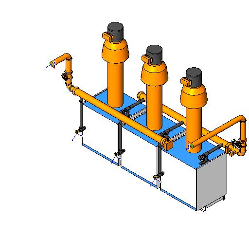 Boiler Gas Fired 1050E revit family free download