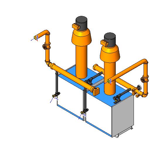 Boiler Gas Fired 700E revit family free download