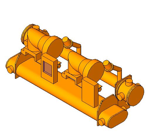 Chiller Centrifugal Water Cooled 1500 revit family free download